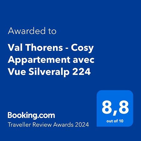 Val Thorens - Cosy Appartement Avec Vue Silveralp 224 Εξωτερικό φωτογραφία