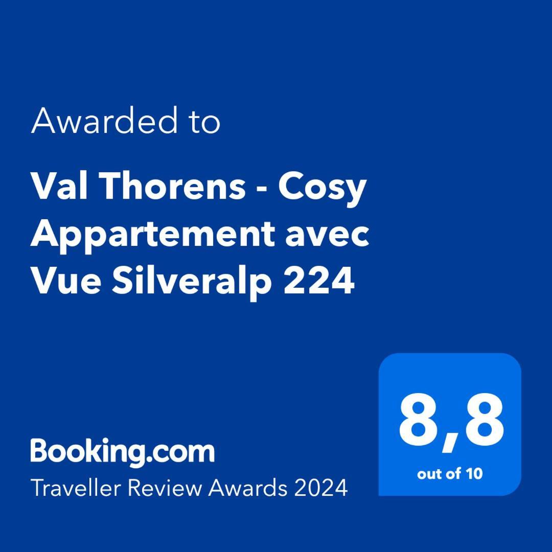 Val Thorens - Cosy Appartement Avec Vue Silveralp 224 Εξωτερικό φωτογραφία